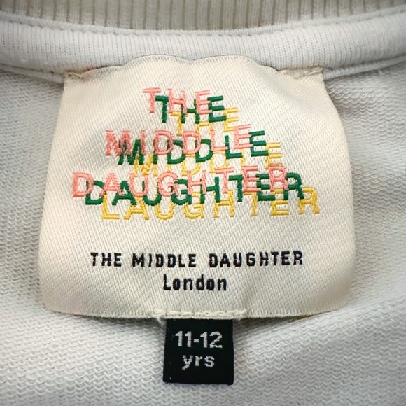 The Middle Daughter | Geometric Print Crewneck Sweatshirt (11-12 yrs) 💚 - Picture 5 of 6